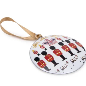 Best London Round Metal Christmas Decoration - Royal Guardsman Christmas Decorations | Christmas Decorations
