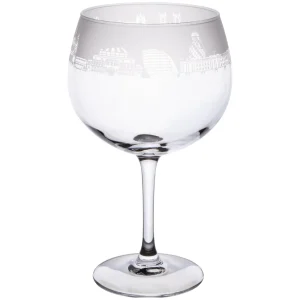 Clearance London Skyline Milford Gin Balloon Glass Glasses & Glassware | Luxury Gifts