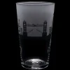 Clearance London Skyline Milford Pint Glass Glasses & Glassware | Luxury Gifts