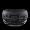 Online London Skyline Small Milford Glass Bowl Glasses & Glassware | Luxury Gifts