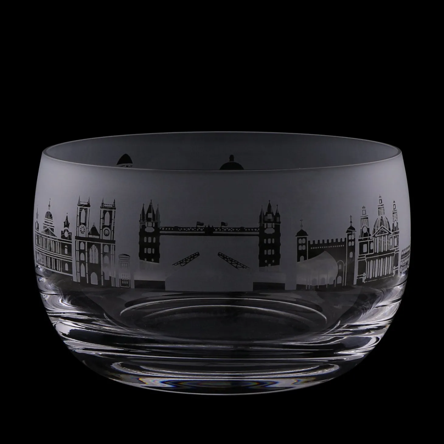 london_skyline_small_milford_glass_bowl_0.webp Online London Skyline Small Milford Glass Bowl Glasses & Glassware | Luxury Gifts