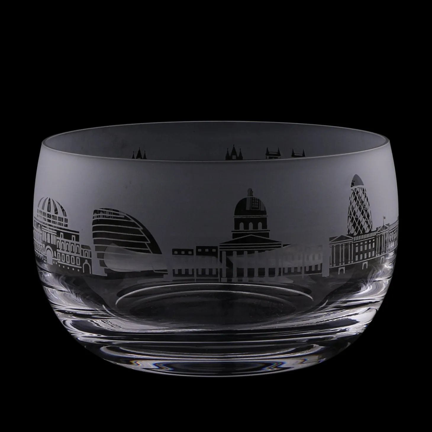 london_skyline_small_milford_glass_bowl_2.webp Online London Skyline Small Milford Glass Bowl Glasses & Glassware | Luxury Gifts
