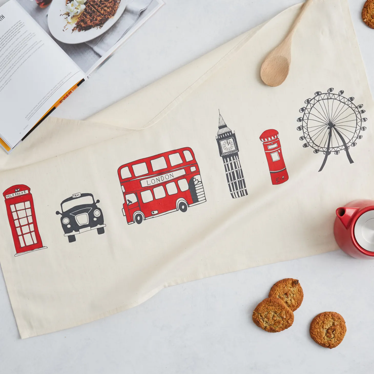 london_skyline_tea_towel_by_victoria_eggs_1.webp Store London Skyline Tea Towel by Tea Towels | London Gifts