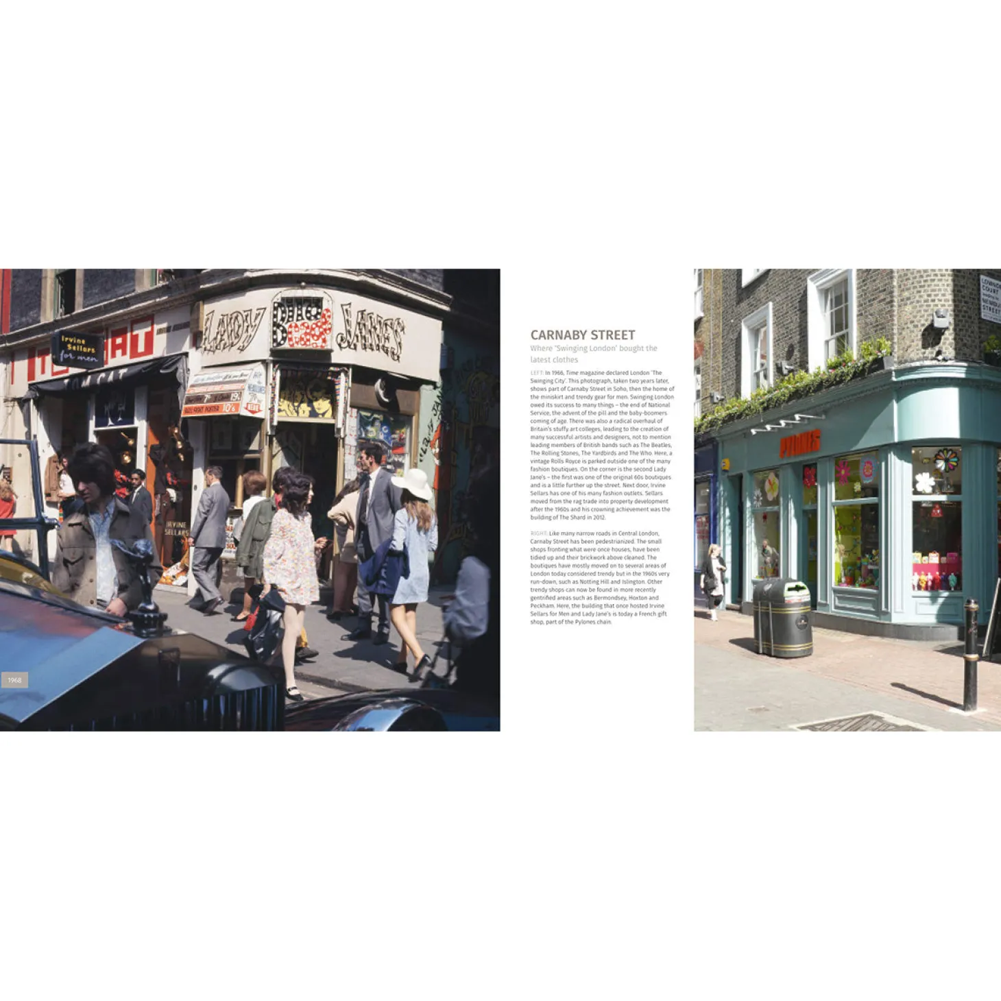 london_then_and_now_book_by_vaughan_grylls_2.webp Cheap London Then And Now Book By Vaughan Grylls Books About London | London Gifts