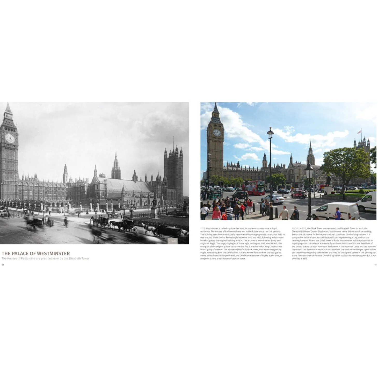 london_then_and_now_book_by_vaughan_grylls_3.webp Cheap London Then And Now Book By Vaughan Grylls Books About London | London Gifts