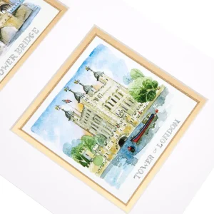 Discount London Triple Mounted Print By Little England Prints & Posters | Tower Bridge Gifts
