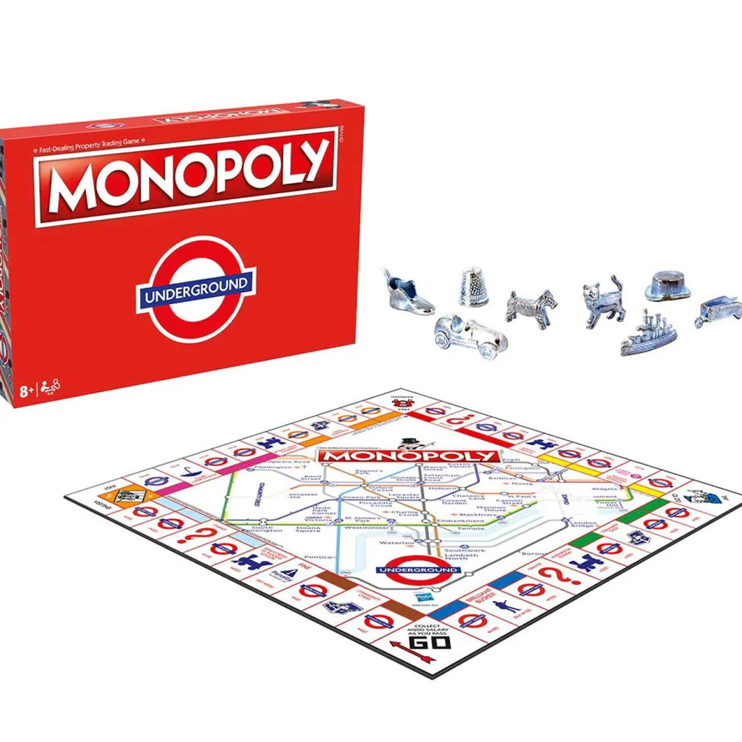 london_underground_monopoly_board_game_0.webp Flash Sale London Underground Monopoly Board Game Kids Toys | Toys & Games