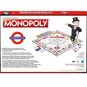 Flash Sale London Underground Monopoly Board Game Kids Toys | Toys & Games