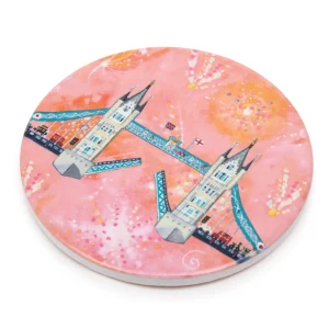 Shop Firework Ceramic Coaster Coasters | Tower Bridge Gifts