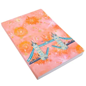 Best Sale Fireworks Bridge A5 Notebook Office & Stationery | Tower Bridge Gifts