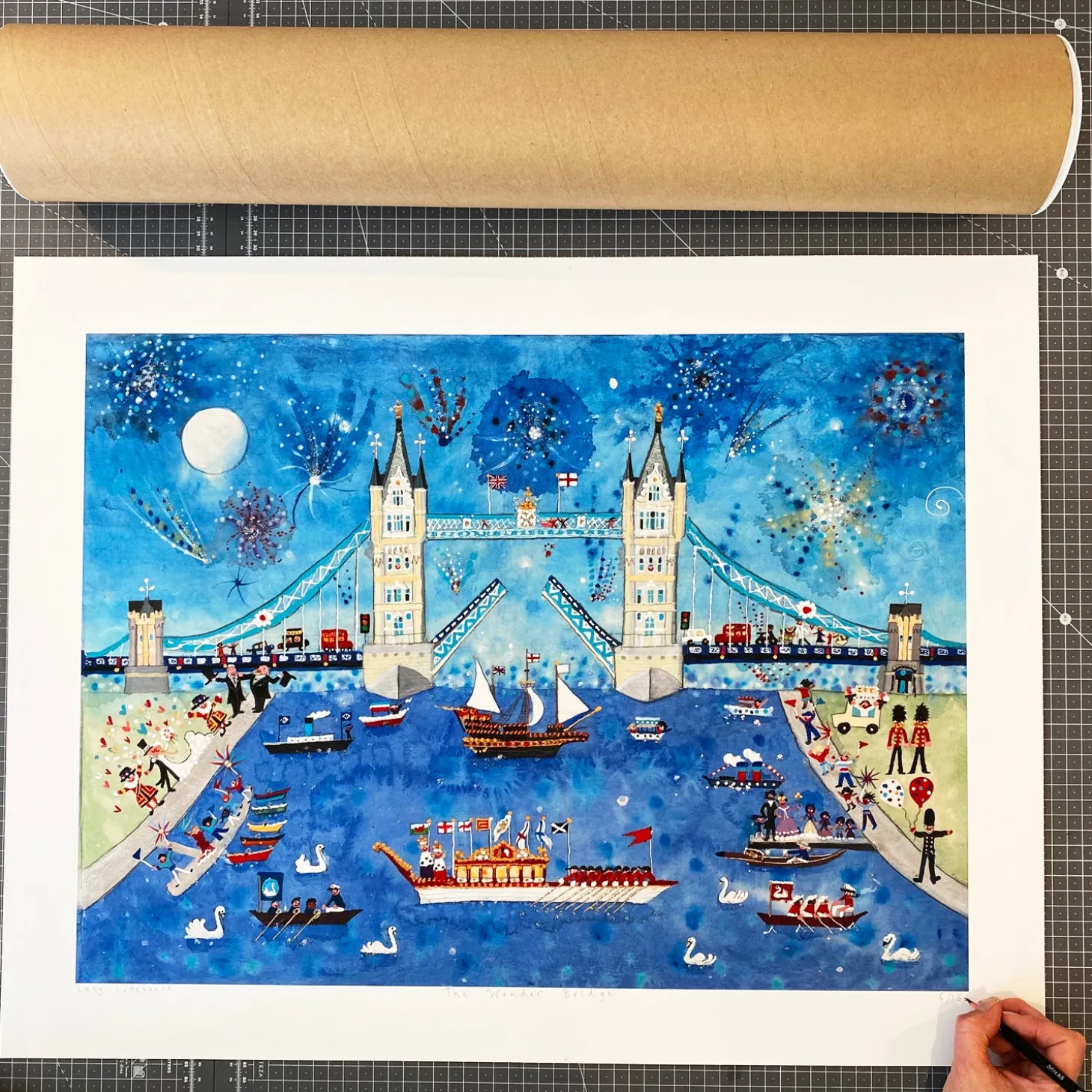 lucy_loveheart_the_wonder_bridge_a_art_print__limited_edition_numbered_and_signed_by_artist_0.webp New The Wonder Bridge A2 Art Print - Limited Edition, Numbered And Signed By Artist Prints & Posters | Luxury Gifts