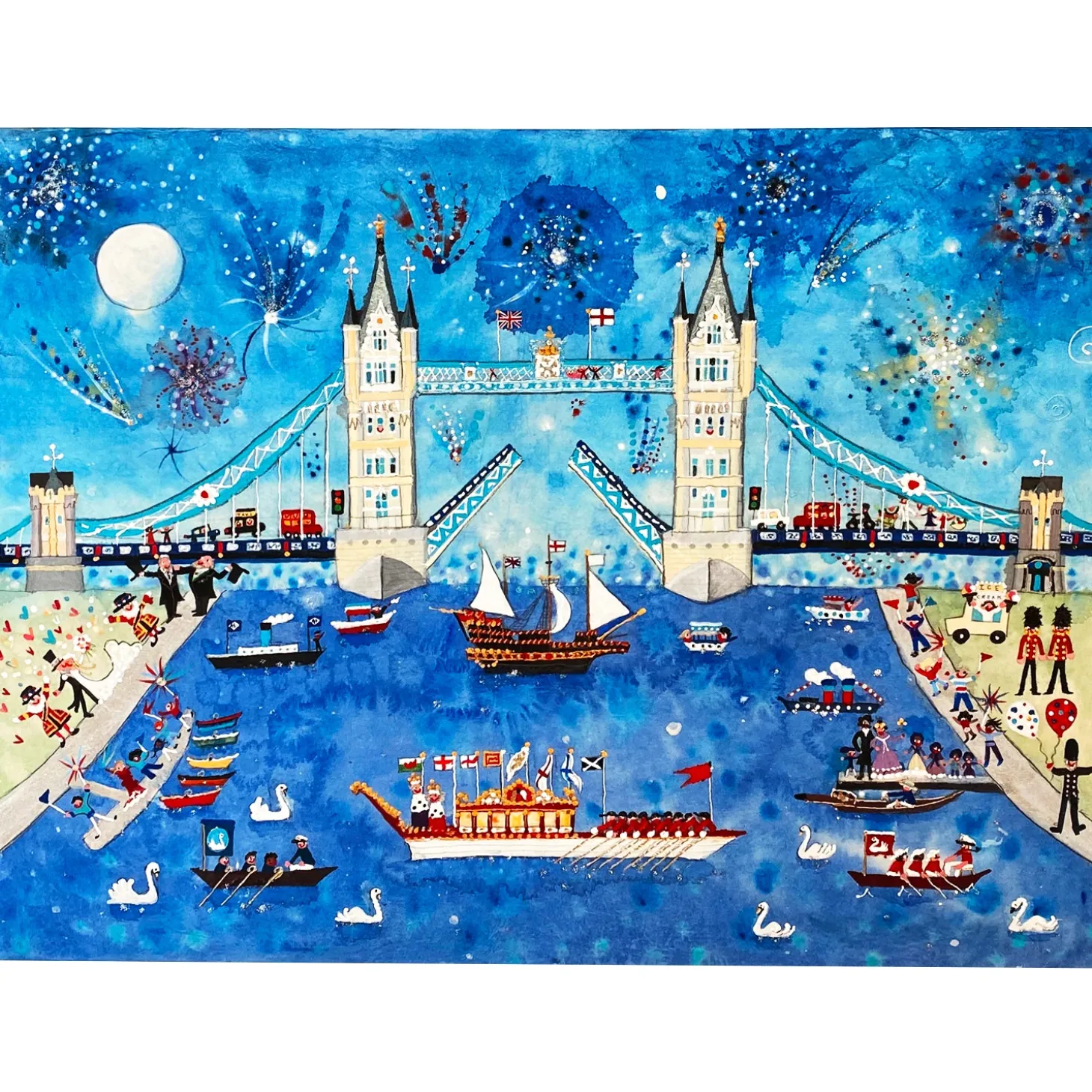 lucy_loveheart_the_wonder_bridge_a_art_print__limited_edition_numbered_and_signed_by_artist_1.webp New The Wonder Bridge A2 Art Print - Limited Edition, Numbered And Signed By Artist Prints & Posters | Luxury Gifts