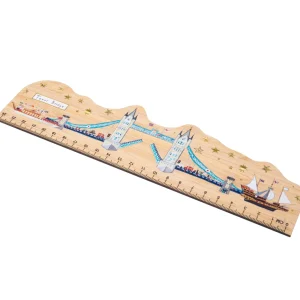 Store The Wonder Bridge Bamboo Ruler Office & Stationery | Tower Bridge Gifts