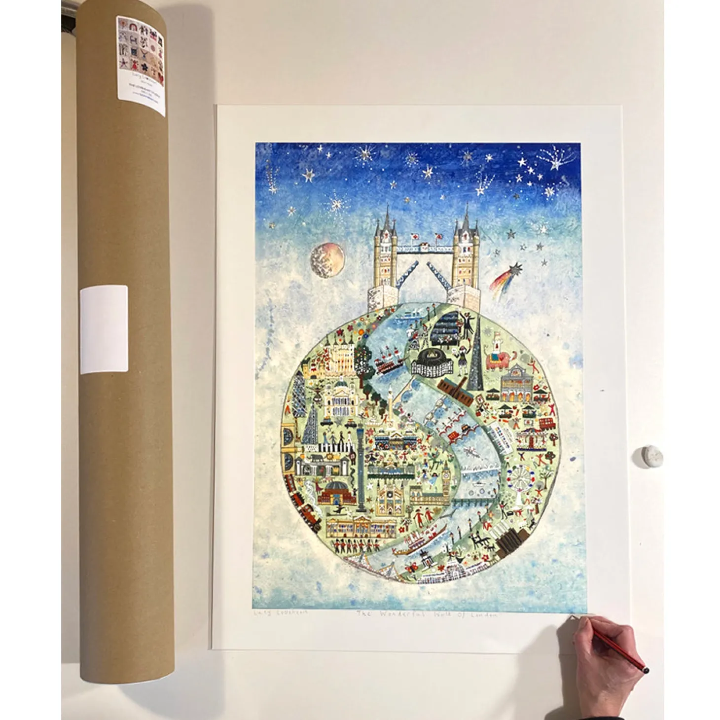lucy_loveheart_the_wonderful_world_of_london_a_art_print__limited_edition_numbered_and_signed_by_artist_0.webp Store The Wonderful World Of London A2 Art Print - Limited Edition, Numbered And Signed By Artist Prints & Posters | Luxury Gifts