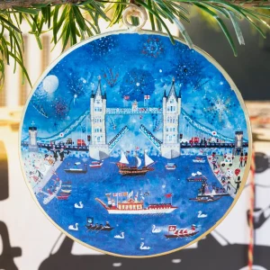 Online Lucy Loveheart Tower Bridge Metal Decoration Christmas Decorations | Christmas Decorations