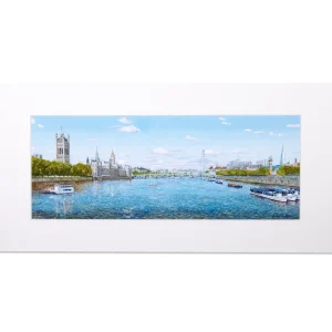 New Mark F Lodge Thames View From Lambeth Bridge Giclee Print Prints & Posters