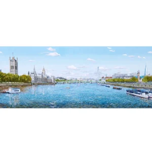 New Mark F Lodge Thames View From Lambeth Bridge Giclee Print Prints & Posters
