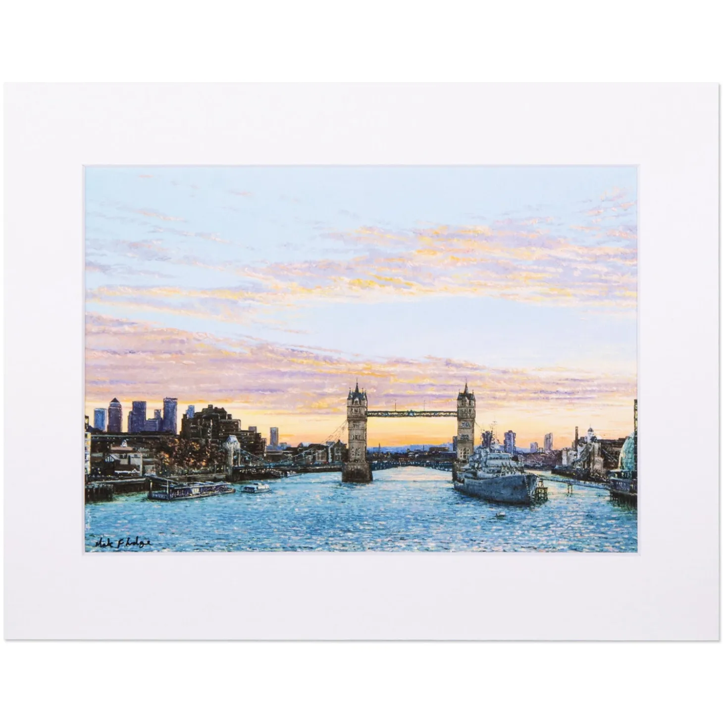 mark_f_lodge_tower_bridge_sunrise_giclee_print_0.webp Store Mark F Lodge Tower Bridge Sunrise Giclee Print Prints & Posters | Tower Bridge Gifts