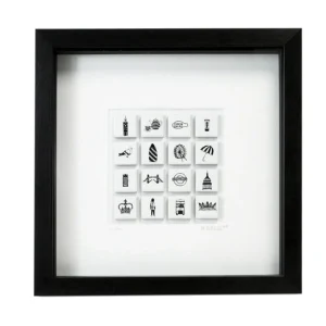 Outlet London Tile Frame - Large Luxury Gifts | London Gifts