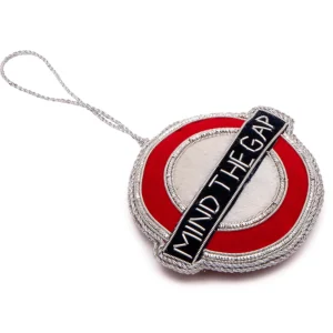 Shop Mind The Gap London Underground Stitched Christmas Decoration Christmas Decorations | Christmas Decorations