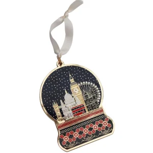 Best Sale Nancy & Betty Brass London Snowglobe Decoration Christmas Decorations | Christmas Decorations