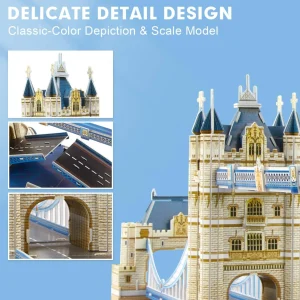 Discount Tower Bridge 3D Model and Photo Book Kids Tower Bridge Toys & Games | Tower Bridge Gifts