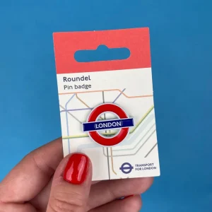 Cheap Pawprint London Roundel Pin Badge Jewellery & Pins | London Gifts