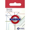 Best Sale Pawprint Mind The Gap Roundel Pin Badge Jewellery & Pins