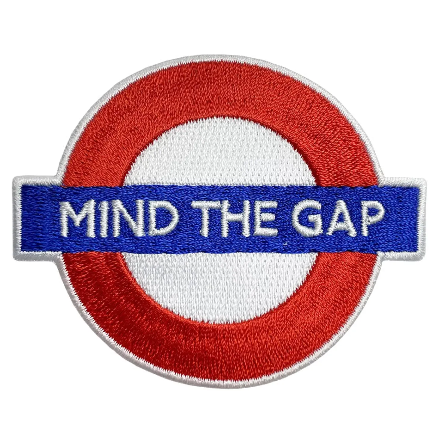 pawprint_mind_the_gap_roundel_sew_on_patch_1.webp Best Sale Pawprint Mind The Gap Roundel Sew On Patch Bags