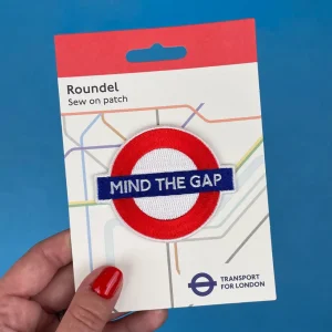 Best Sale Pawprint Mind The Gap Roundel Sew On Patch Bags