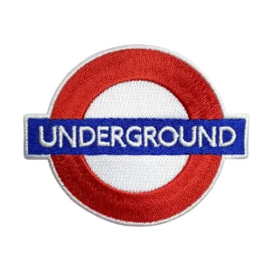 Fashion Pawprint Underground Roundel Sew On Patch Bags