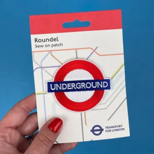 Fashion Pawprint Underground Roundel Sew On Patch Bags