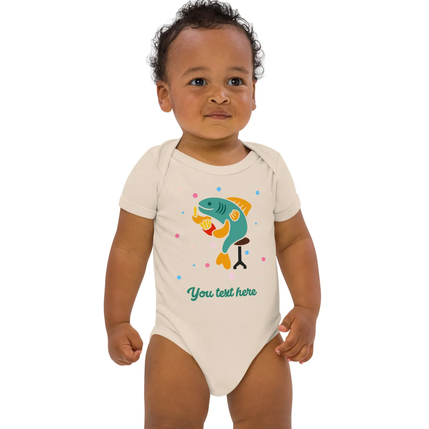 personalised_custom_text__baby_bodysuit__london_doodles__fish_amp_chips_4.webp New Personalised Custom Text - Baby Bodysuit - London Doodles - Fish & Chips Kids Clothing | Children & Baby Clothing