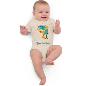 New Personalised Custom Text - Baby Bodysuit - London Doodles - Fish & Chips Kids Clothing | Children & Baby Clothing