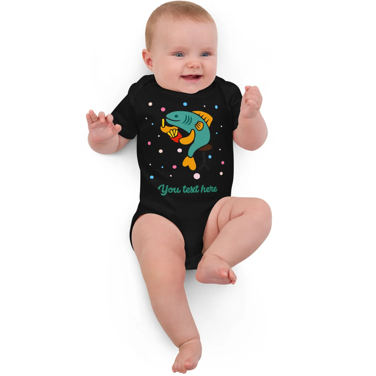 personalised_custom_text__baby_bodysuit__london_doodles__fish_amp_chips_8.webp New Personalised Custom Text - Baby Bodysuit - London Doodles - Fish & Chips Kids Clothing | Children & Baby Clothing