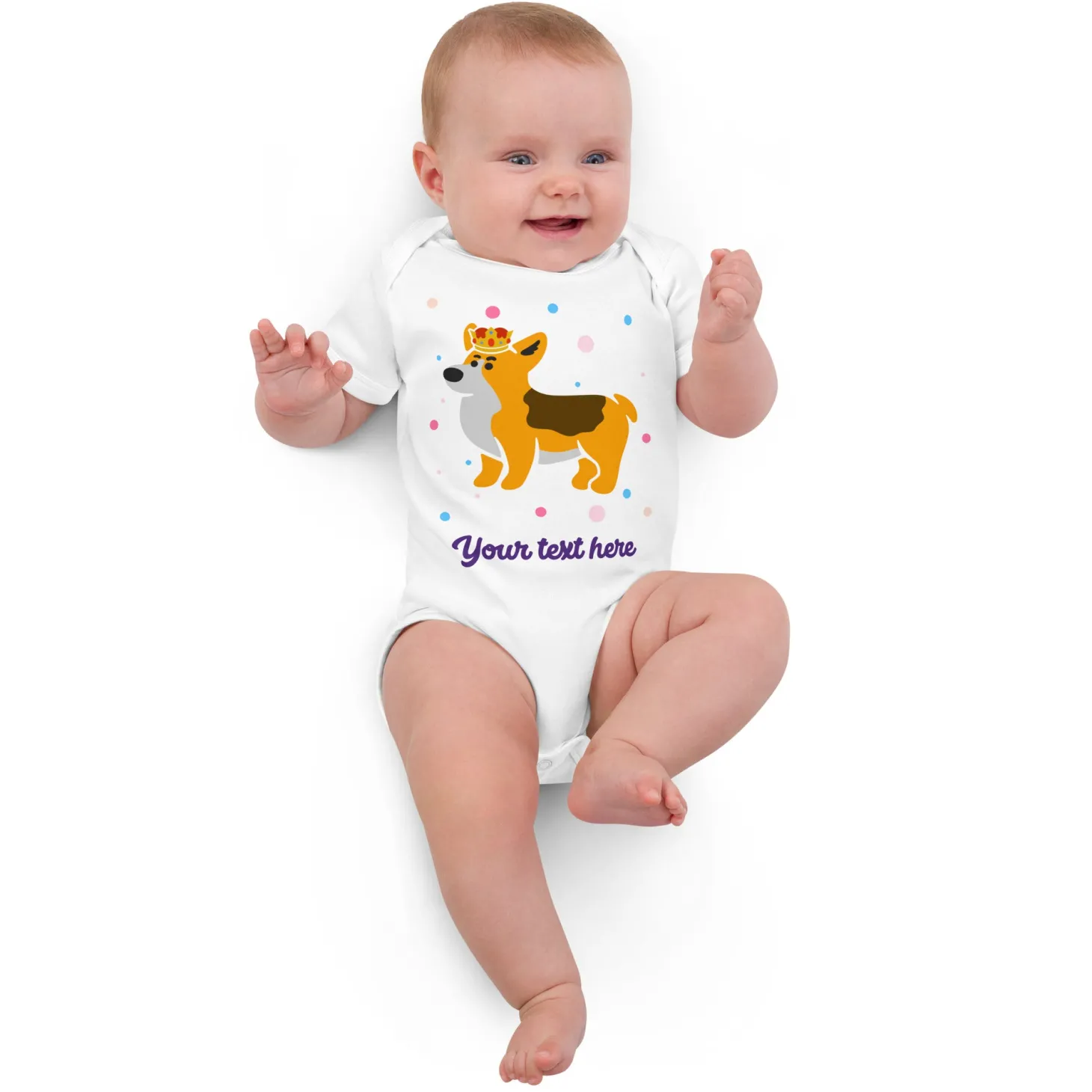 personalised_custom_text__baby_bodysuit__london_doodles__royal_corgi_2.webp Outlet Personalised Custom Text - Baby Bodysuit - London Doodles - Royal Corgi Kids Clothing | Children & Baby Clothing