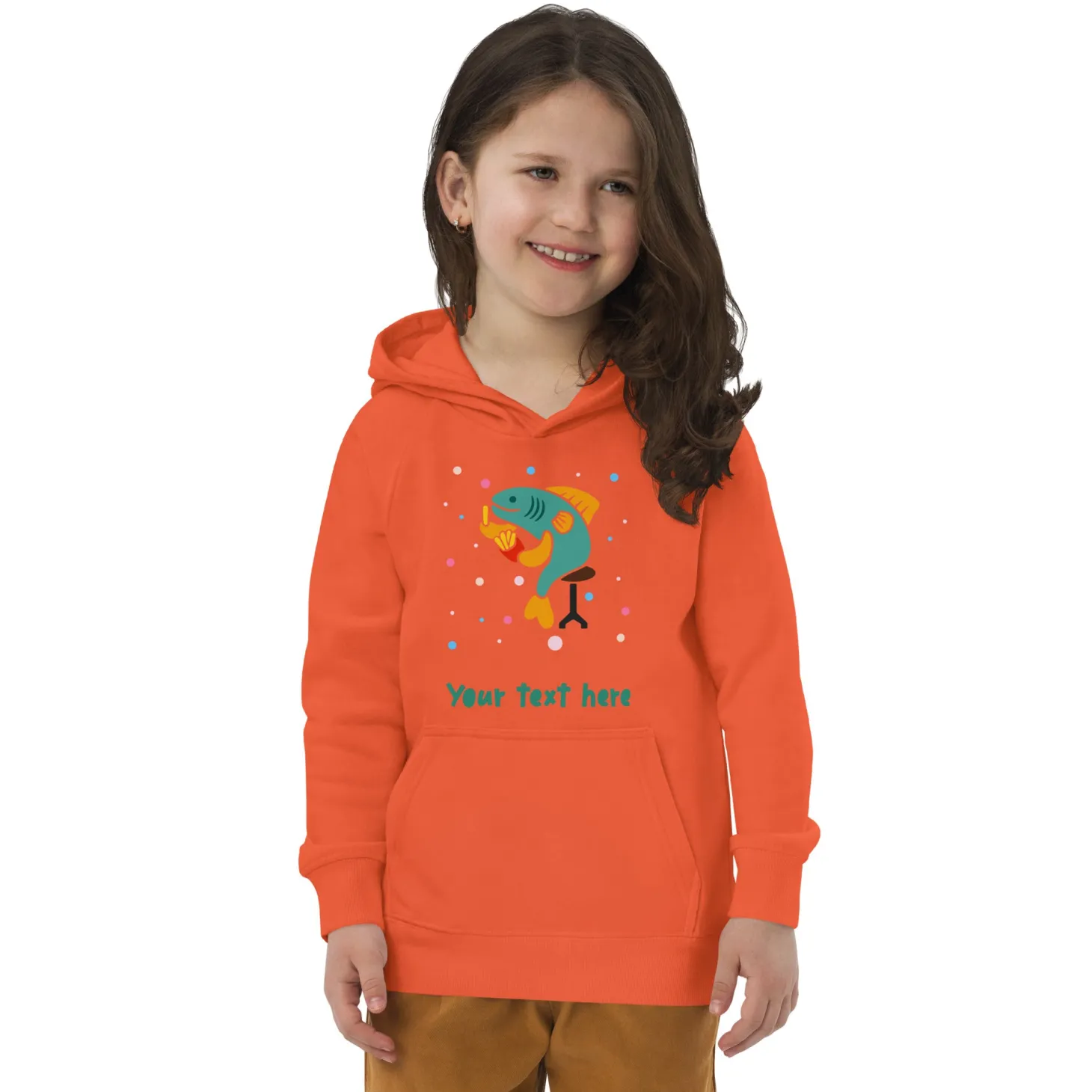 personalised_custom_text__kids_eco_hoodie__london_doodles__fish_amp_chips_6.webp Clearance Personalised Custom Text - Kids Eco Hoodie - London Doodles - Fish & Chips Kids Clothing | Children & Baby Clothing