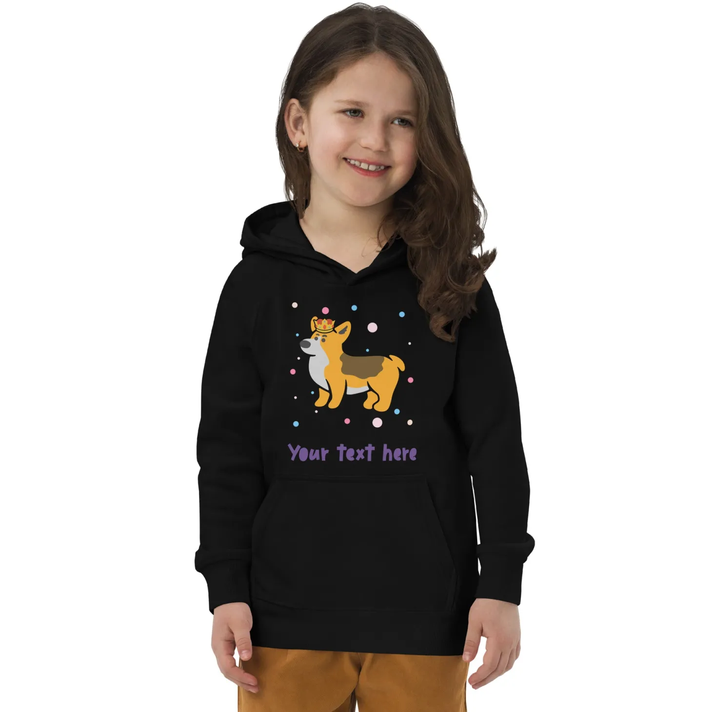 personalised_custom_text__kids_eco_hoodie__london_doodles__royal_corgi_1.webp Cheap Personalised Custom Text - Kids Eco Hoodie - London Doodles - Royal Corgi Kids Clothing | Children & Baby Clothing