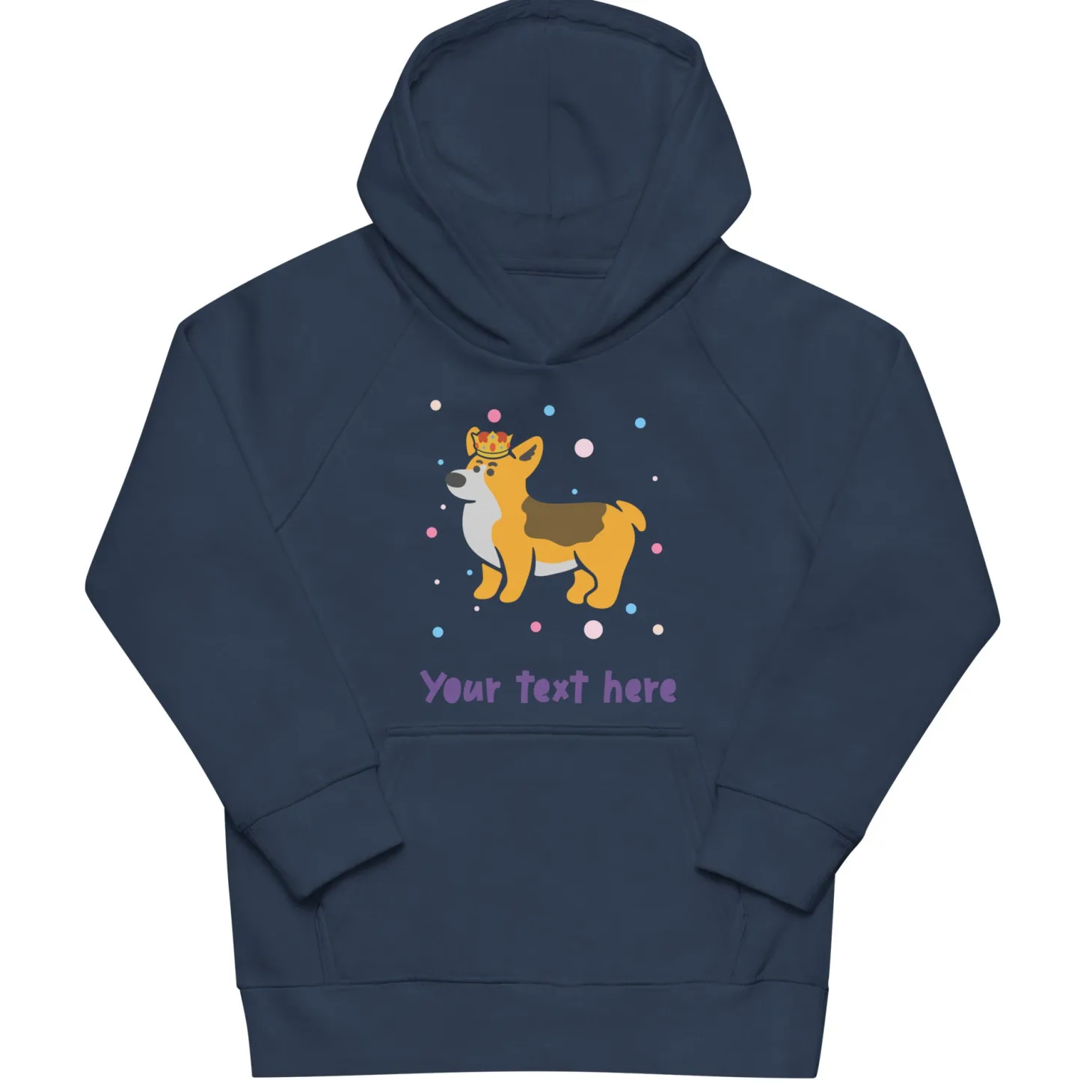 personalised_custom_text__kids_eco_hoodie__london_doodles__royal_corgi_3.webp Cheap Personalised Custom Text - Kids Eco Hoodie - London Doodles - Royal Corgi Kids Clothing | Children & Baby Clothing