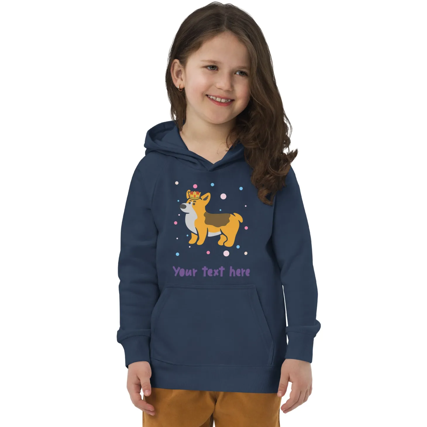 personalised_custom_text__kids_eco_hoodie__london_doodles__royal_corgi_4.webp Cheap Personalised Custom Text - Kids Eco Hoodie - London Doodles - Royal Corgi Kids Clothing | Children & Baby Clothing