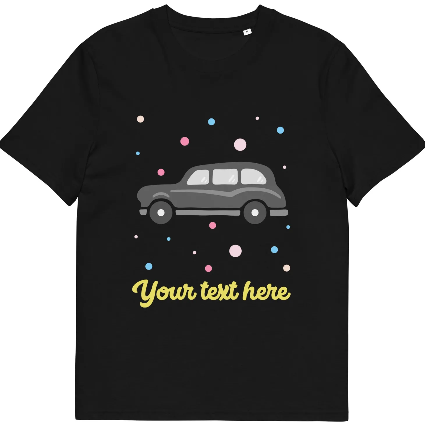 personalised_custom_text__organic_cotton_adults_unisex_tshirt__london_doodles__black_taxi_2.webp Fashion Personalised Custom Text - Organic Cotton Adults Unisex T-Shirt - London Doodles - Taxi Clothing | London Gifts