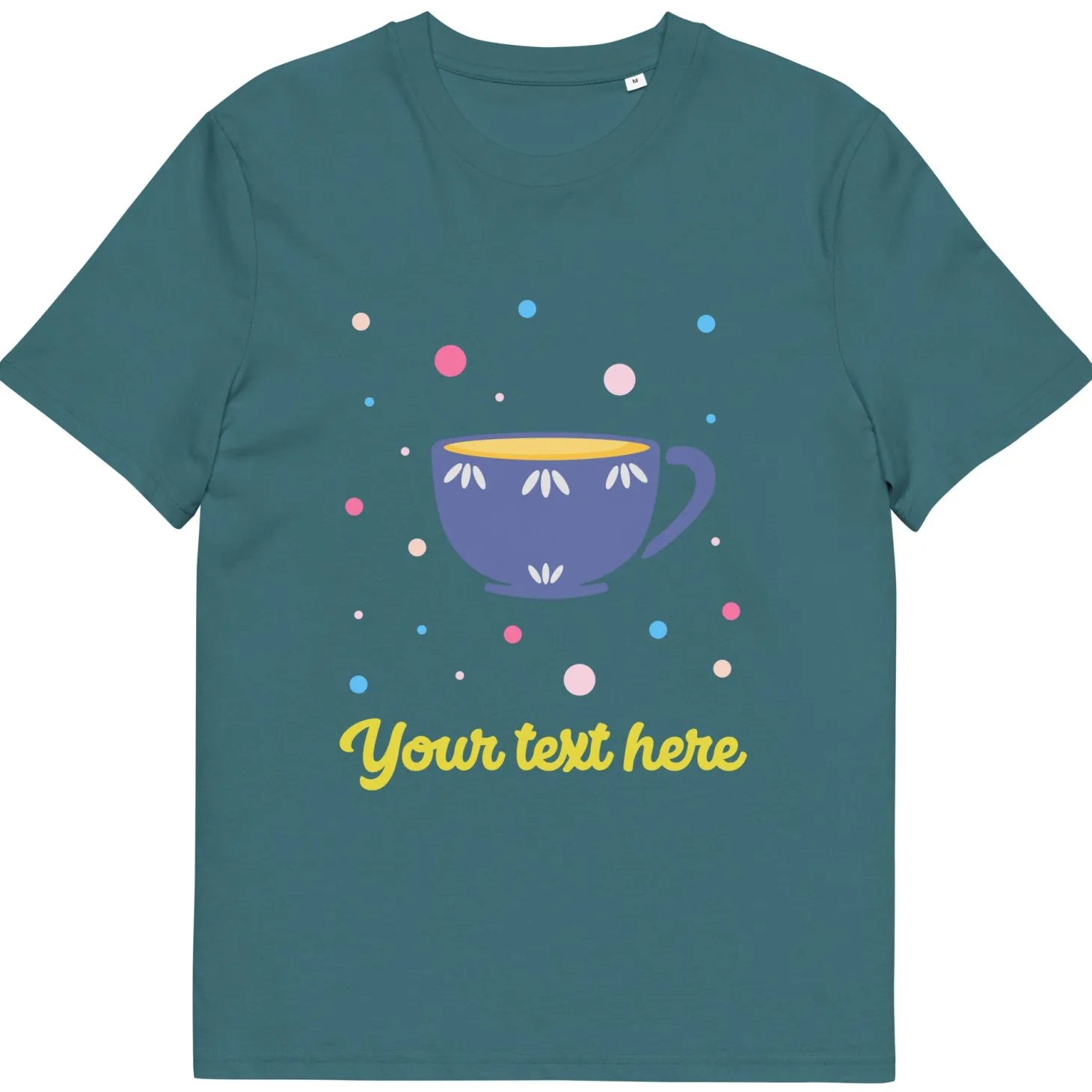personalised_custom_text__organic_cotton_adults_unisex_tshirt__london_doodles__cup_of_tea_4.webp Clearance Personalised Custom Text - Organic Cotton Adults Unisex T-Shirt - London Doodles - Cup Of Tea Clothing | London Gifts