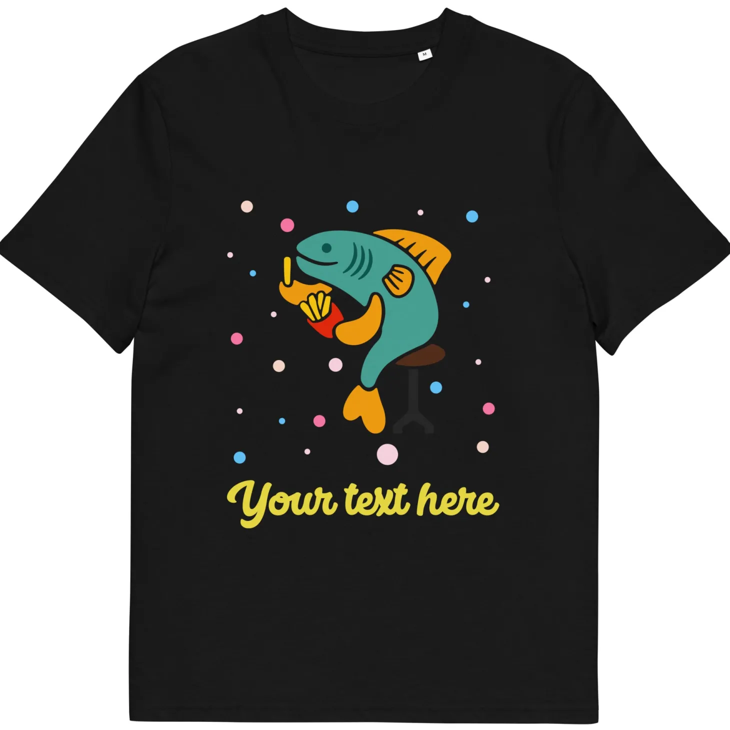 personalised_custom_text__organic_cotton_adults_unisex_tshirt__london_doodles__fish_amp_chips_2.webp Hot Personalised Custom Text - Organic Cotton Adults Unisex T-Shirt - London Doodles - Fish & Chips Clothing | London Gifts