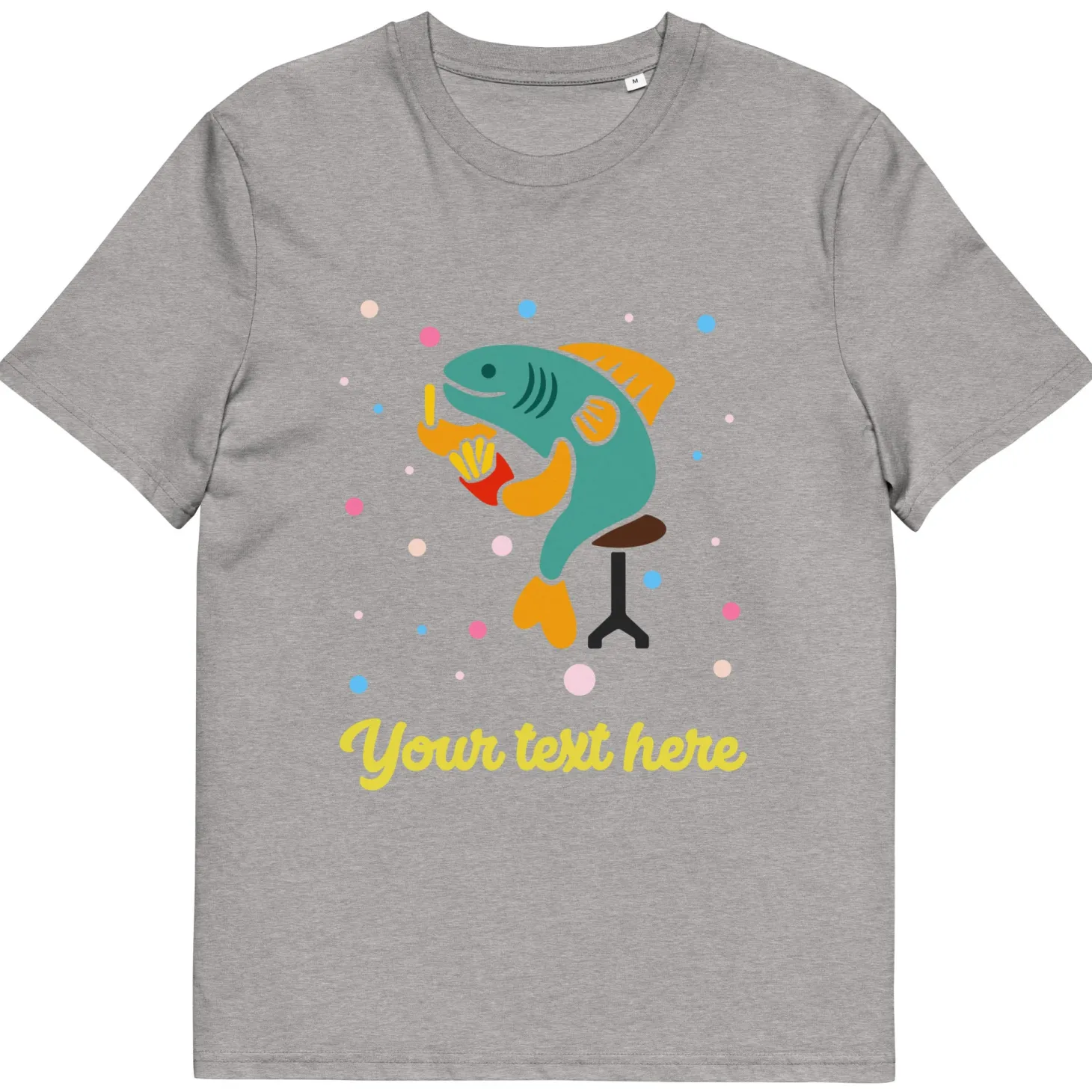 personalised_custom_text__organic_cotton_adults_unisex_tshirt__london_doodles__fish_amp_chips_5.webp Hot Personalised Custom Text - Organic Cotton Adults Unisex T-Shirt - London Doodles - Fish & Chips Clothing | London Gifts