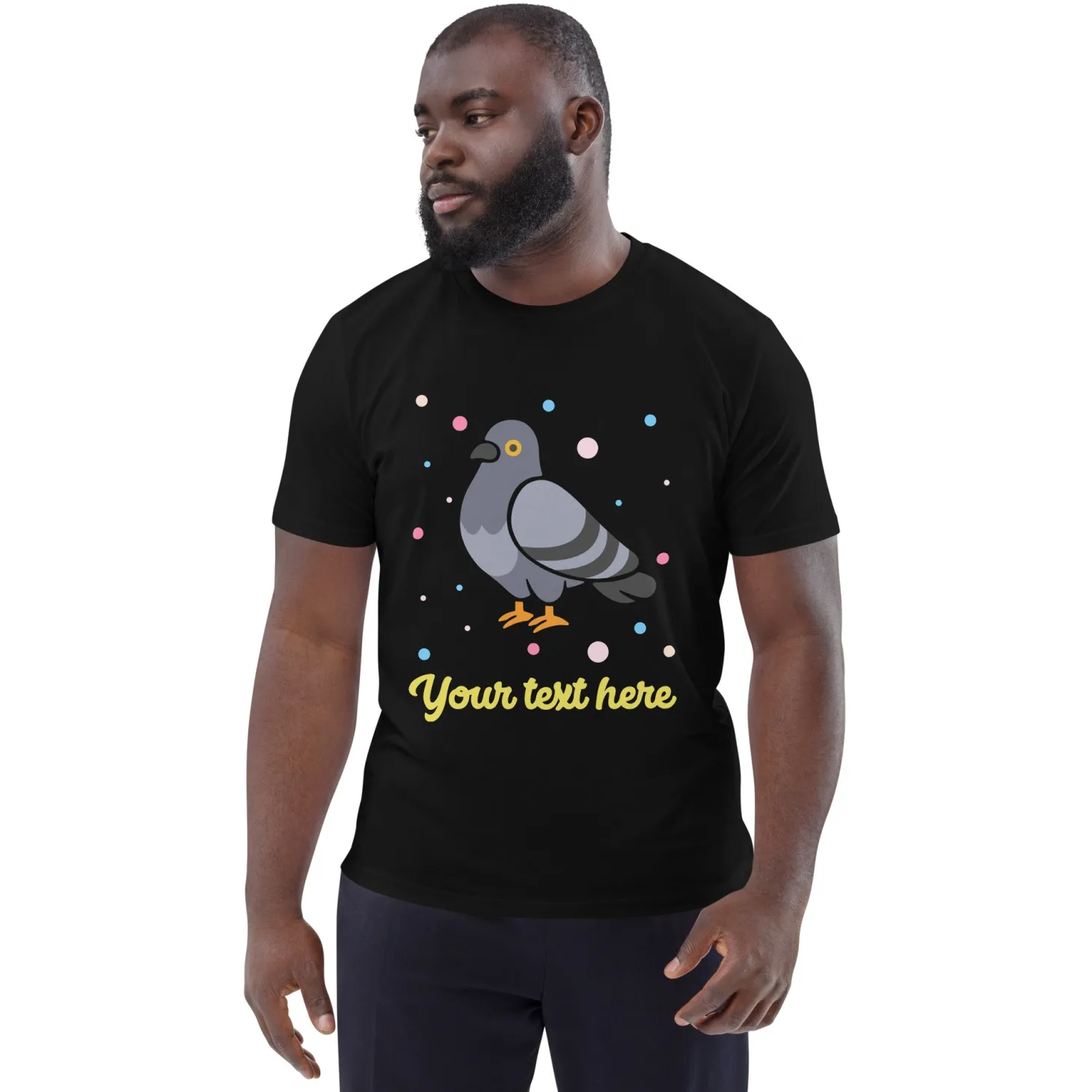 personalised_custom_text__organic_cotton_adults_unisex_tshirt__london_doodles__pigeon_7.webp Fashion Personalised Custom Text - Organic Cotton Adults Unisex T-Shirt - London Doodles - Pigeon Clothing | London Gifts