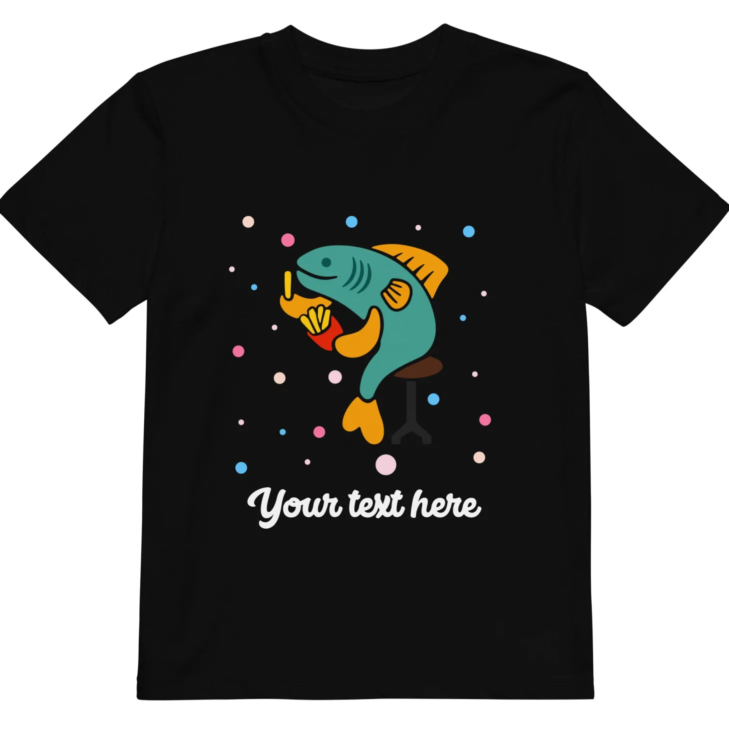 personalised_custom_text__organic_cotton_kids_tshirt__london_doodles__fish_amp_chips_0.webp Clearance Personalised Custom Text - Organic Cotton Kids T-Shirt - London Doodles - Fish & Chips Kids Clothing | Children & Baby Clothing