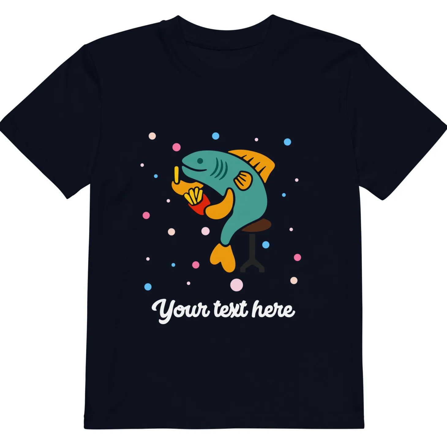 personalised_custom_text__organic_cotton_kids_tshirt__london_doodles__fish_amp_chips_3.webp Clearance Personalised Custom Text - Organic Cotton Kids T-Shirt - London Doodles - Fish & Chips Kids Clothing | Children & Baby Clothing