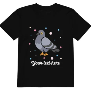 Sale Personalised Custom Text - Organic Cotton Kids T-Shirt - London Doodles - Pigeon Kids Clothing | Children & Baby Clothing