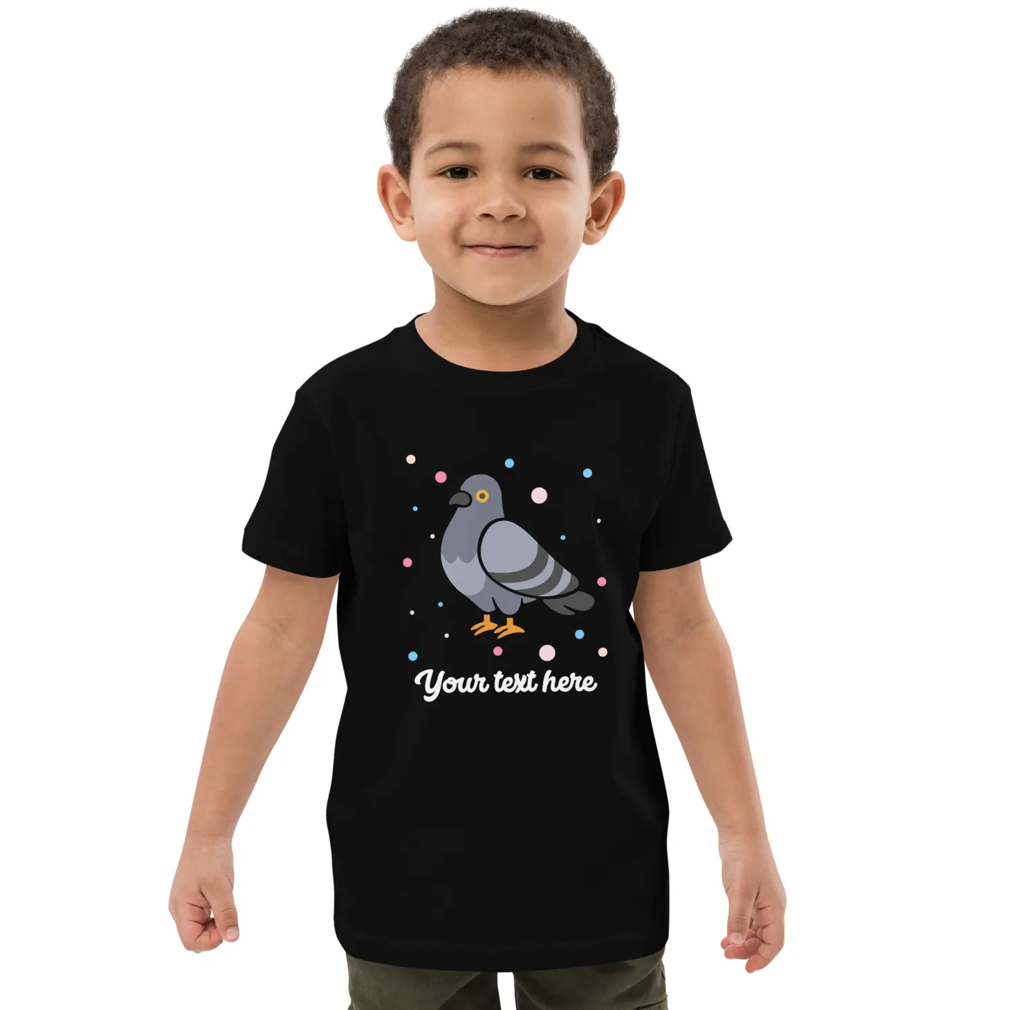 personalised_custom_text__organic_cotton_kids_tshirt__london_doodles__pigeon_1.webp Sale Personalised Custom Text - Organic Cotton Kids T-Shirt - London Doodles - Pigeon Kids Clothing | Children & Baby Clothing