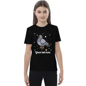 Sale Personalised Custom Text - Organic Cotton Kids T-Shirt - London Doodles - Pigeon Kids Clothing | Children & Baby Clothing